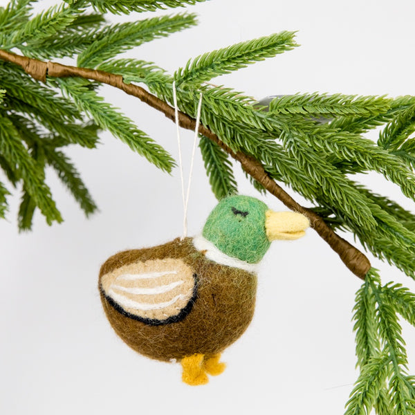 Duck Felt Ornament