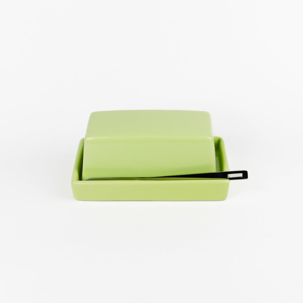 Butter Dish with Stainless Steel Knife - Kiwi