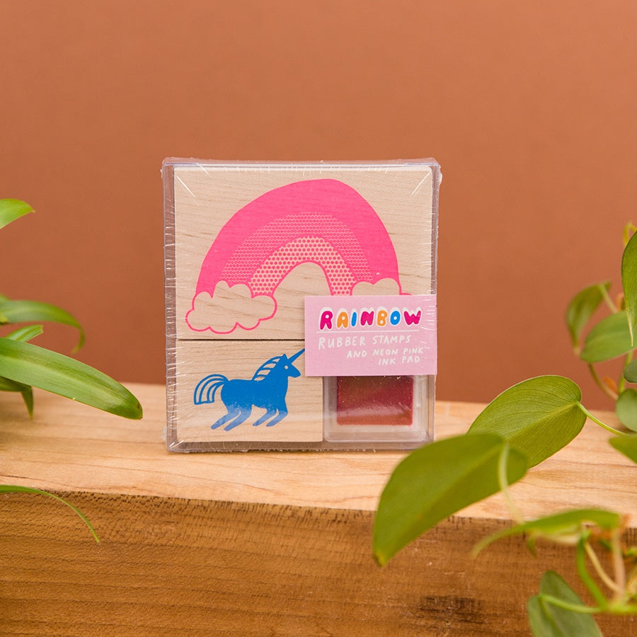 Rainbow and Unicorn Stamp Kit