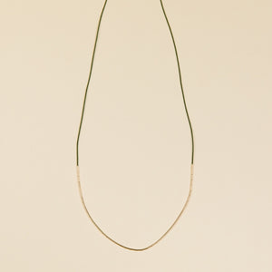 Dorado Necklace in Moss by Abacus Row