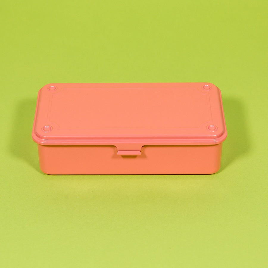 Steel Storage Box - Coral