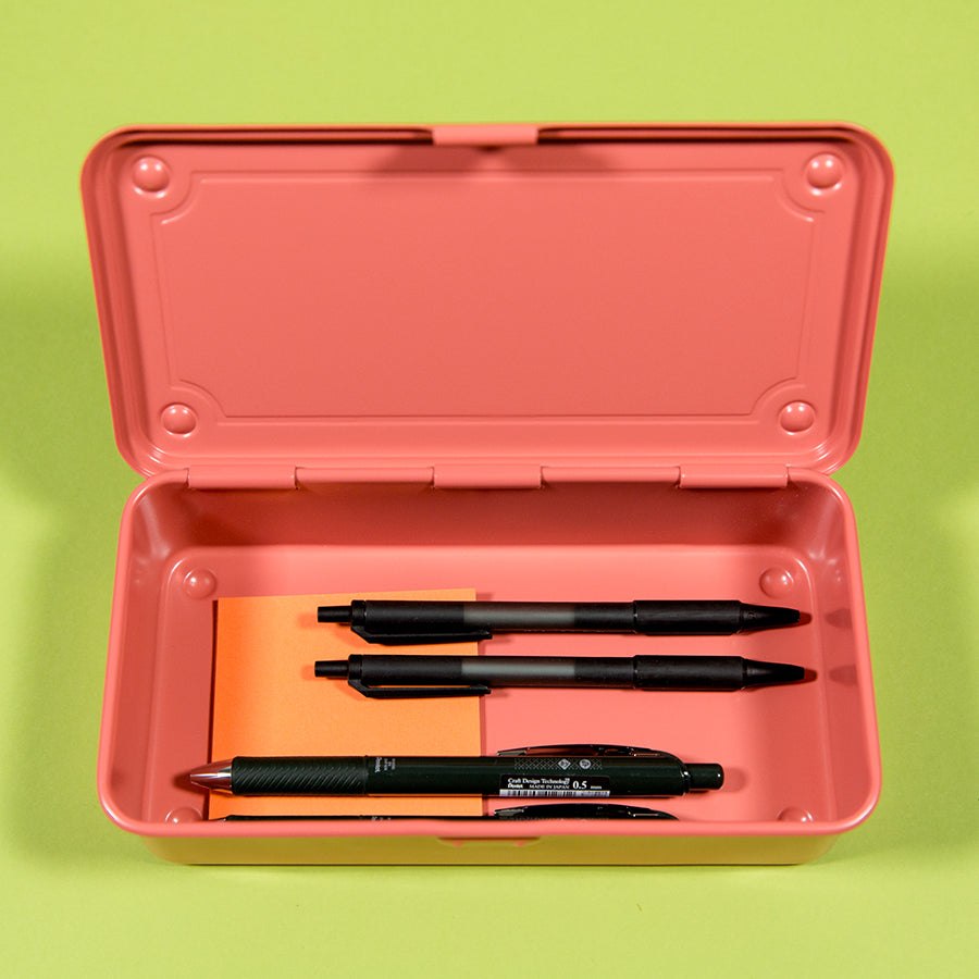 Steel Storage Box - Coral