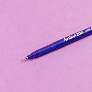 Artline 200 Pen .04mm - Blue