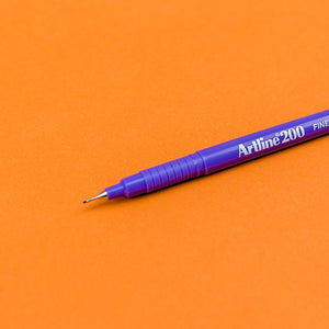 Artline 200 Pen .04mm - Purple