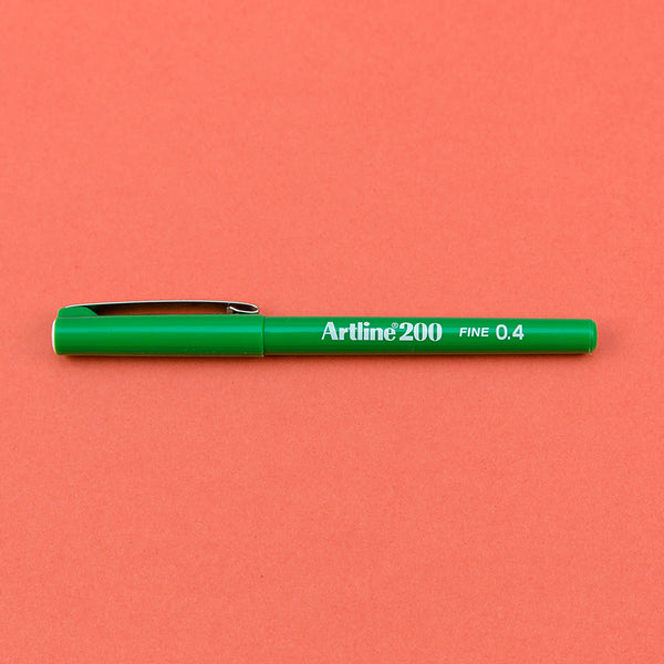 Artline 200 Pen .04mm - Green