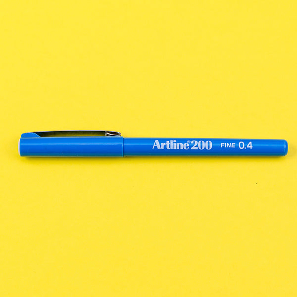 Artline 200 Pen .04mm - Light Blue