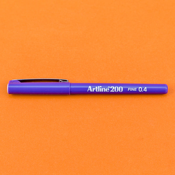 Artline 200 Pen .04mm - Purple