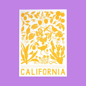 California Golden Yellow Art Print