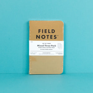 Field Notes Mixed Three Pack Memo Books