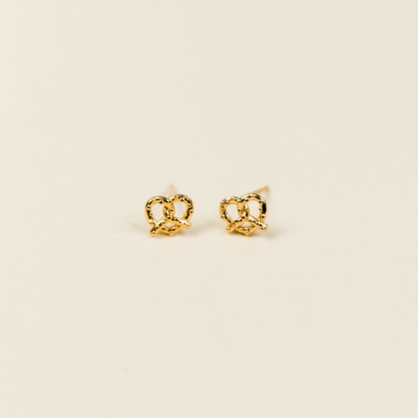Knot Your Average Pretzel Studs by Girl Crew