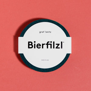 Bierfilzl Round Coasters - Happy