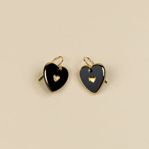 Heart of Gold Earrings by Jessica Davies