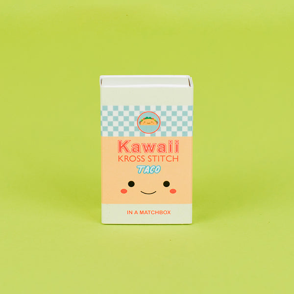 Kawaii Taco Mini Cross Stitch Kit