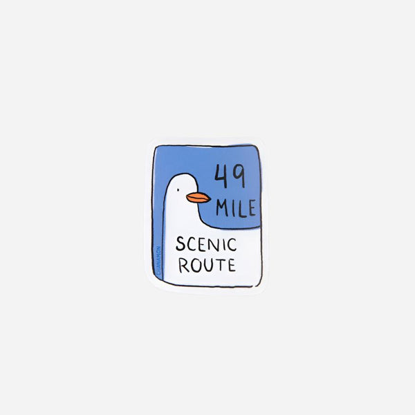 49 Mile Seagull San Francisco Sticker