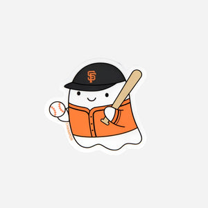 SF Giants Baseball Ghost Sticker