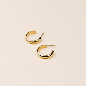 Jane Hoops - Gold Plated
