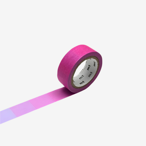 Washi Tape - Pink Blue Fluorescent Gradation