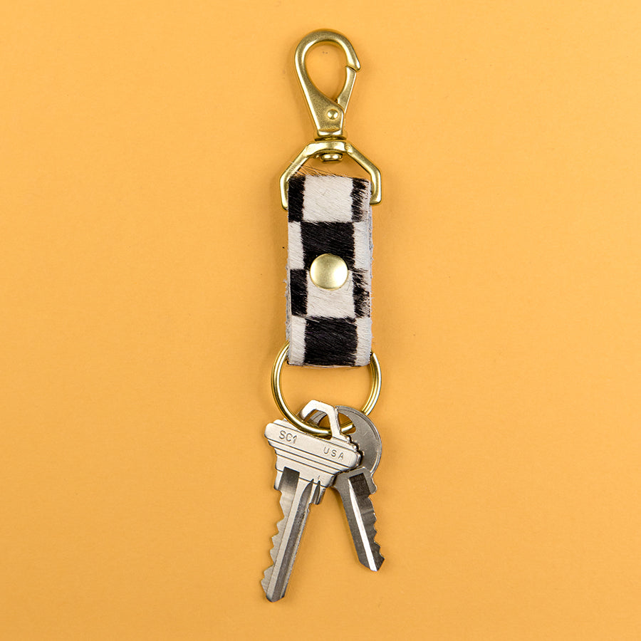 Other, Checkered Keychain