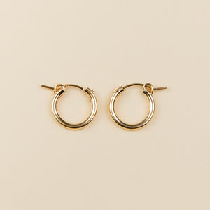Gold Filled Clasp Hoops