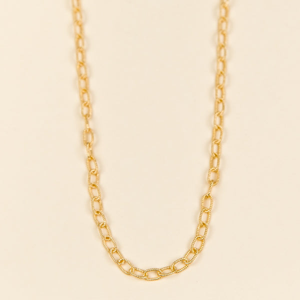 RG Gold Venus Necklace 18"