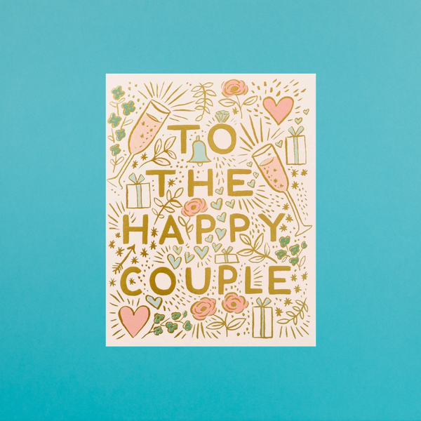 To the Happy Couple Card by Rifle Paper