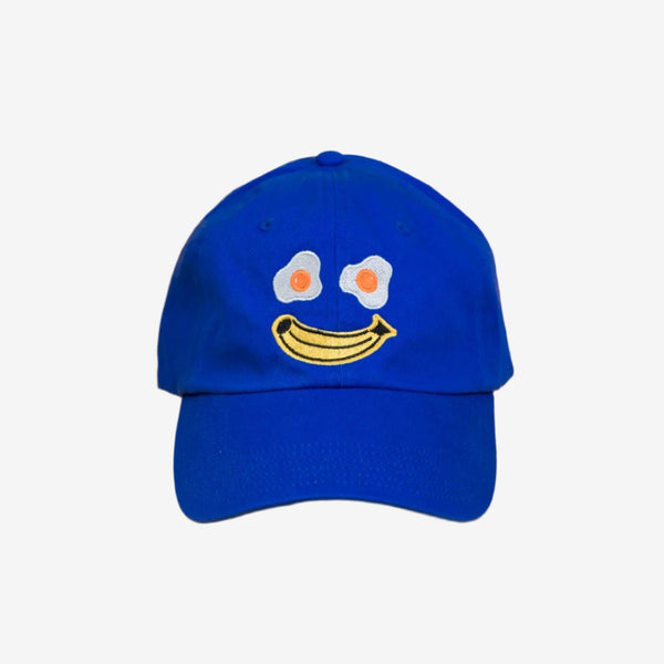 Happy Egg Face Baseball Cap by SMO Ceramics