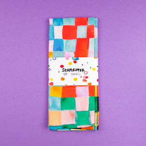 Pastel Checkerland Tea Towel