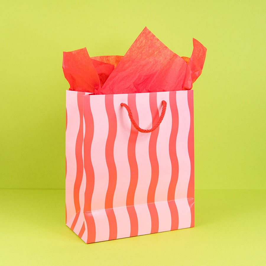 Fussy Stripe Gift Bag