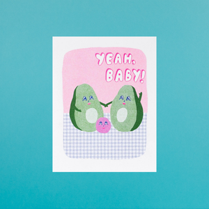 Yeah Baby Card from yellow Owl Workshop