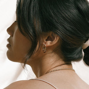 Anna Earrings - Tan