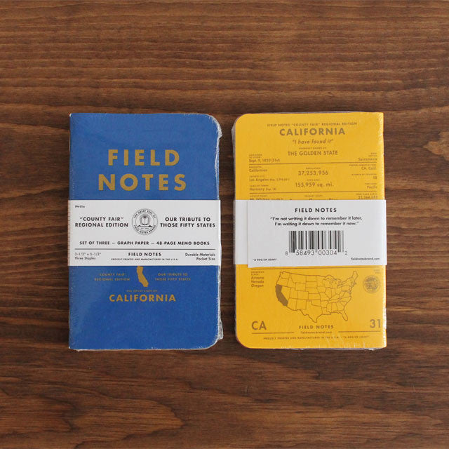 California County Fair Notebooks - 3 pack