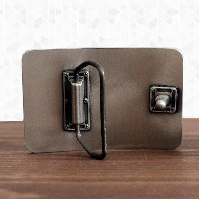 Sutro Tower Engraved Pewter Belt Buckle